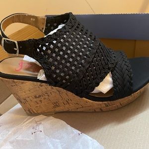 Jelly pop wedge sandals